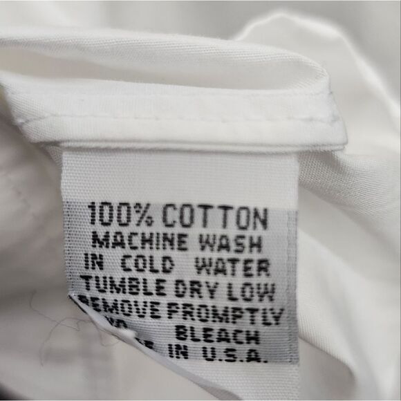 Mona Thalheimer Sz. L White Side Tie Blouse Capsule Minimalist - Picture 12 of 15